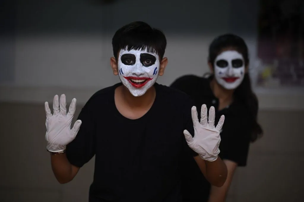 Miming learners of Sapphire International school